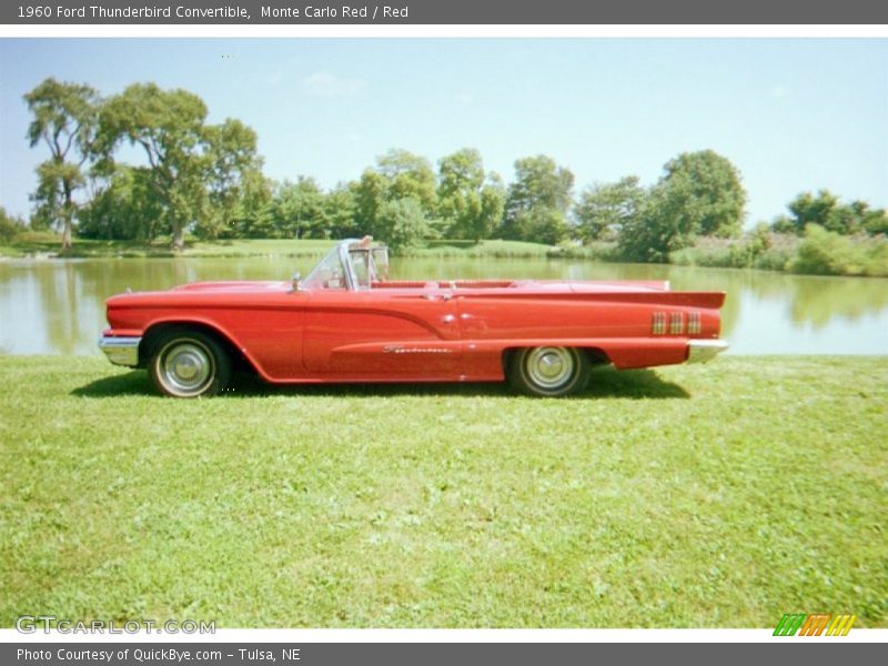 Monte Carlo Red / Red 1960 Ford Thunderbird Convertible