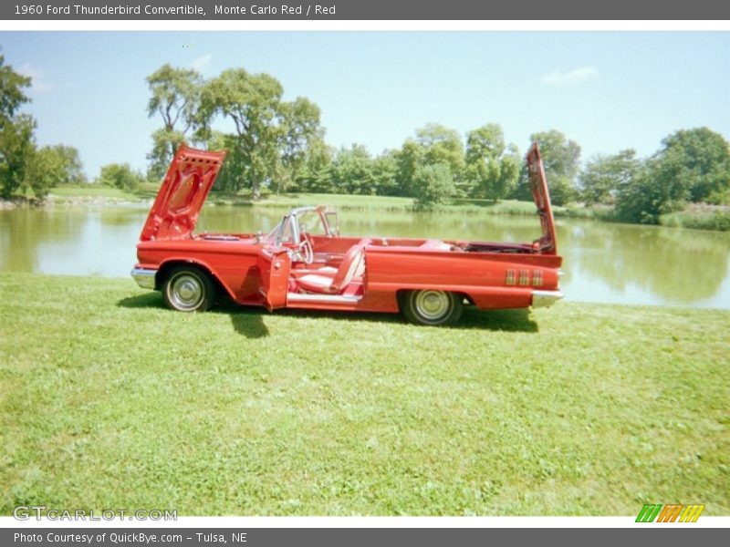 Monte Carlo Red / Red 1960 Ford Thunderbird Convertible