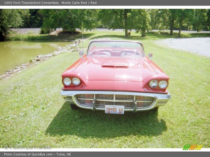 Monte Carlo Red / Red 1960 Ford Thunderbird Convertible
