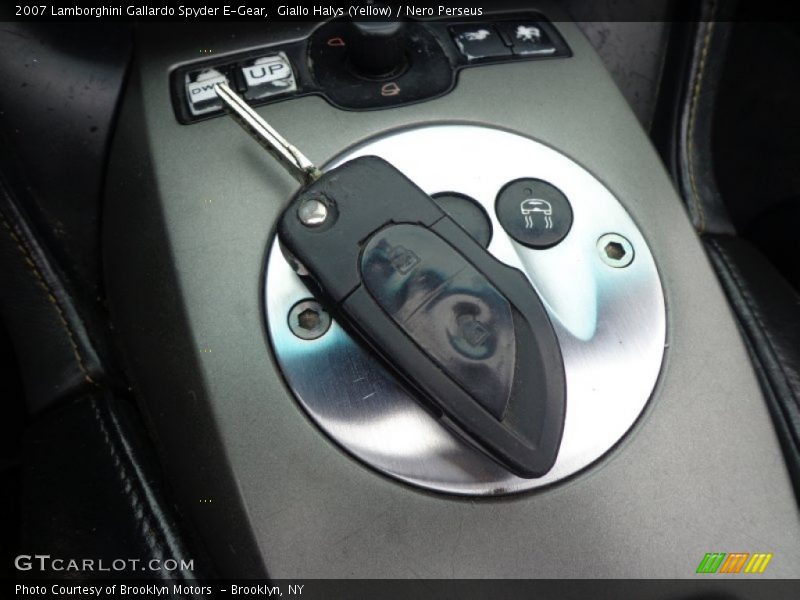 Giallo Halys (Yellow) / Nero Perseus 2007 Lamborghini Gallardo Spyder E-Gear