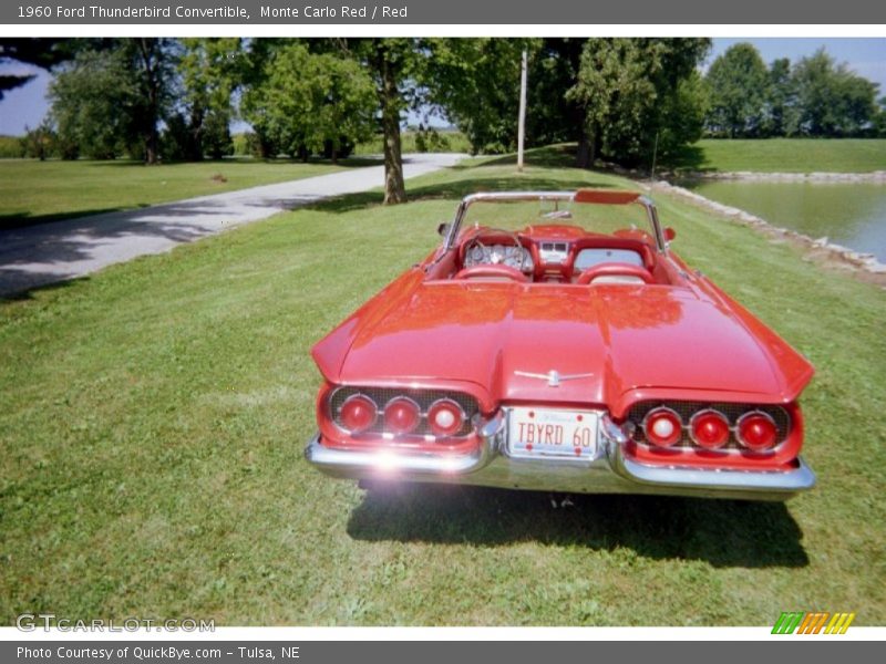 Monte Carlo Red / Red 1960 Ford Thunderbird Convertible