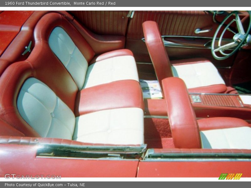 Monte Carlo Red / Red 1960 Ford Thunderbird Convertible