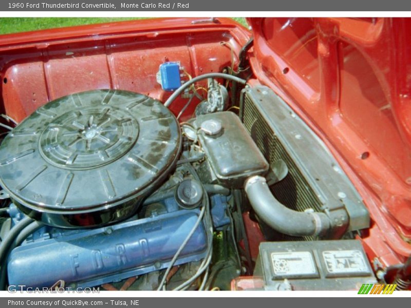 Monte Carlo Red / Red 1960 Ford Thunderbird Convertible
