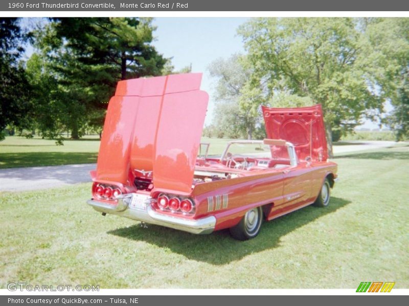 Monte Carlo Red / Red 1960 Ford Thunderbird Convertible