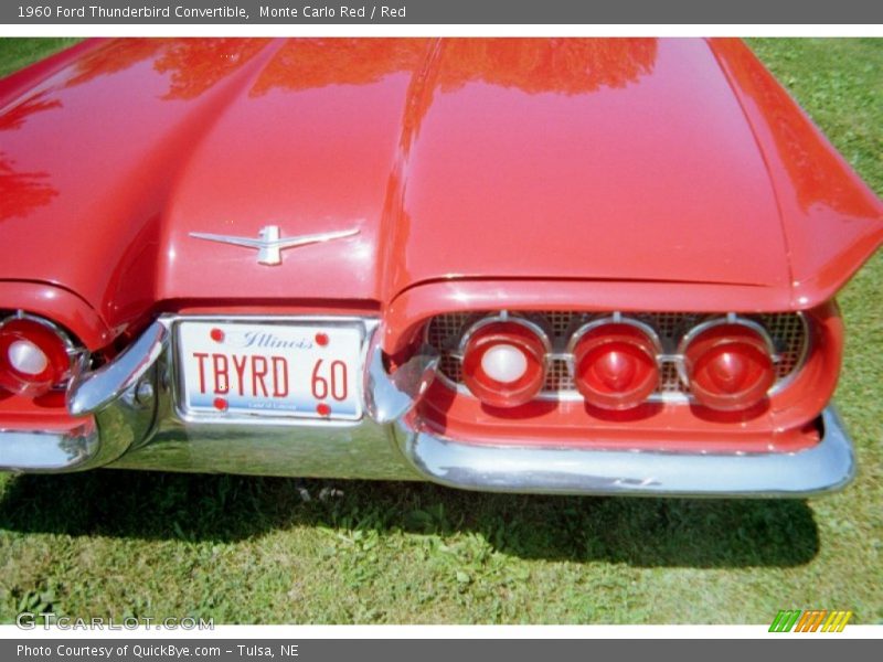 Monte Carlo Red / Red 1960 Ford Thunderbird Convertible