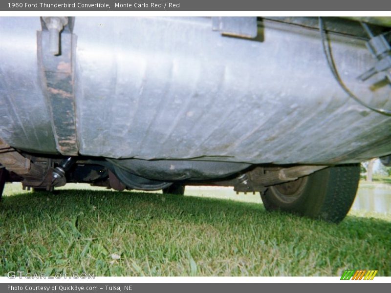 Monte Carlo Red / Red 1960 Ford Thunderbird Convertible