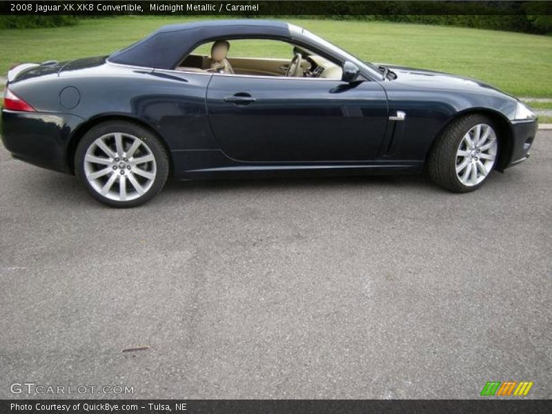 Midnight Metallic / Caramel 2008 Jaguar XK XK8 Convertible