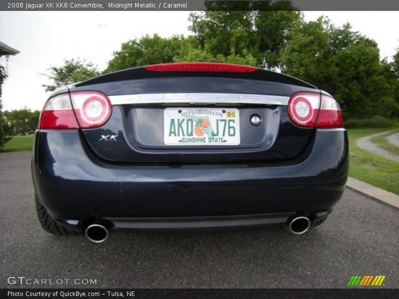 Midnight Metallic / Caramel 2008 Jaguar XK XK8 Convertible