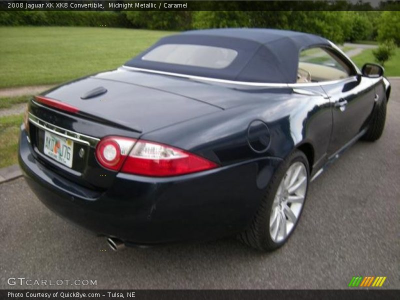 Midnight Metallic / Caramel 2008 Jaguar XK XK8 Convertible