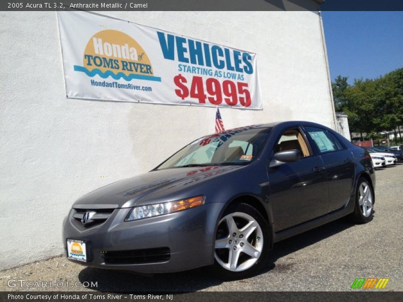 Anthracite Metallic / Camel 2005 Acura TL 3.2