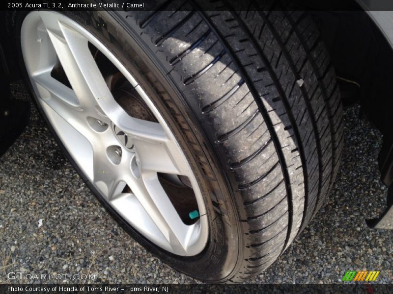 Anthracite Metallic / Camel 2005 Acura TL 3.2
