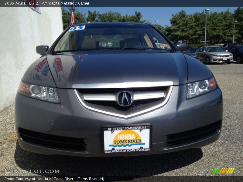 Anthracite Metallic / Camel 2005 Acura TL 3.2