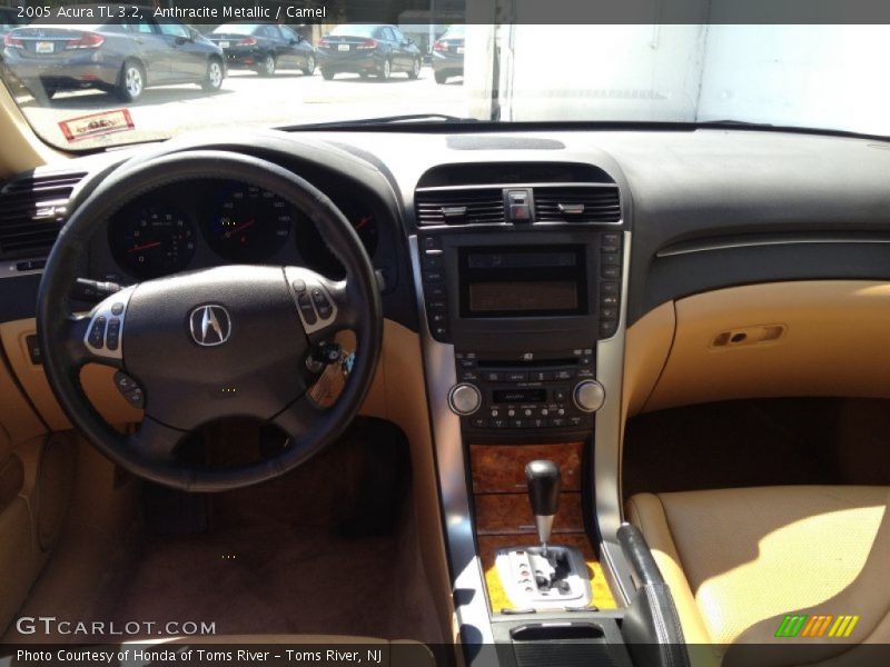 Anthracite Metallic / Camel 2005 Acura TL 3.2