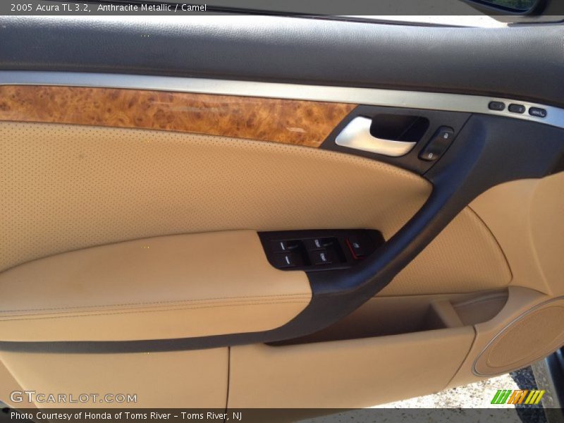 Anthracite Metallic / Camel 2005 Acura TL 3.2