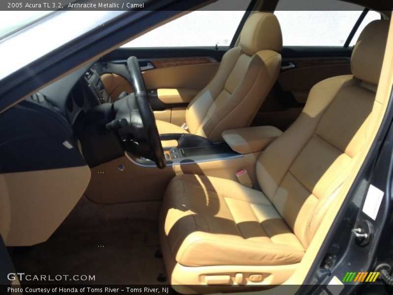 Anthracite Metallic / Camel 2005 Acura TL 3.2