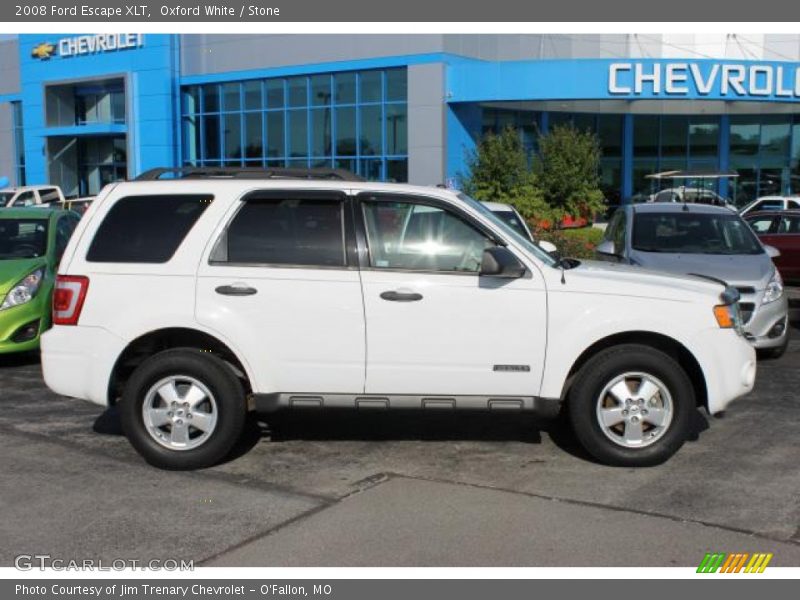 Oxford White / Stone 2008 Ford Escape XLT