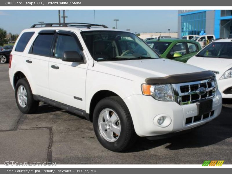Oxford White / Stone 2008 Ford Escape XLT