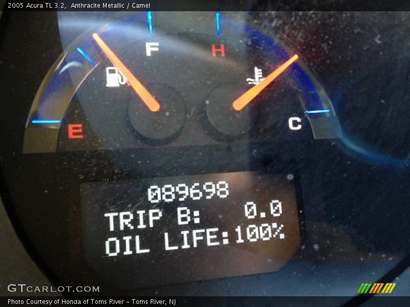 Anthracite Metallic / Camel 2005 Acura TL 3.2