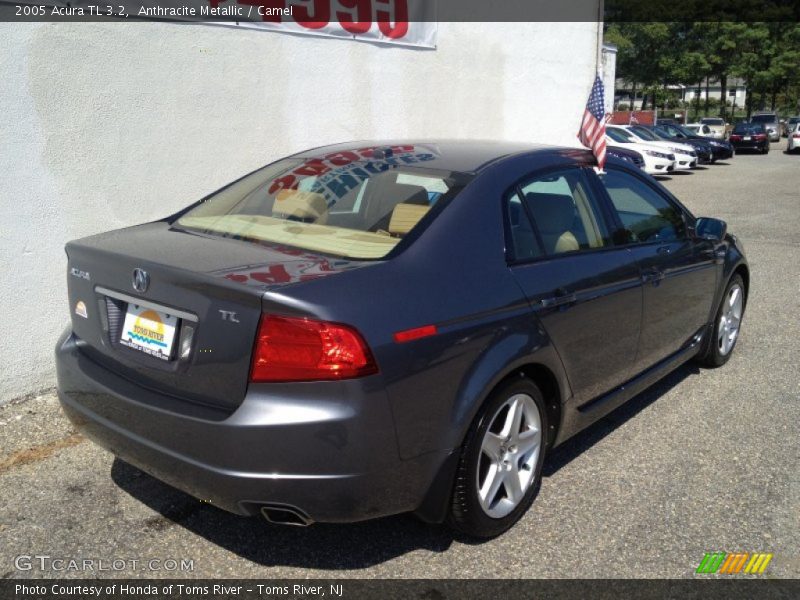 Anthracite Metallic / Camel 2005 Acura TL 3.2