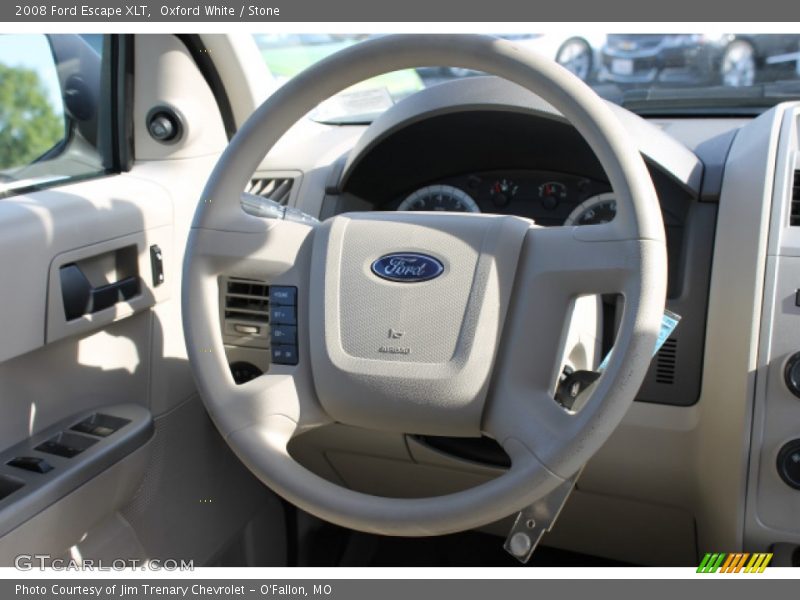 Oxford White / Stone 2008 Ford Escape XLT