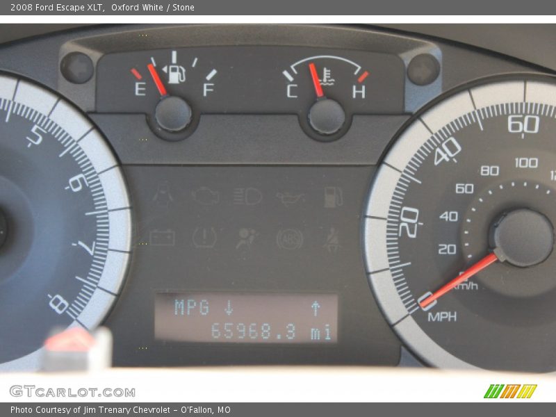 Oxford White / Stone 2008 Ford Escape XLT