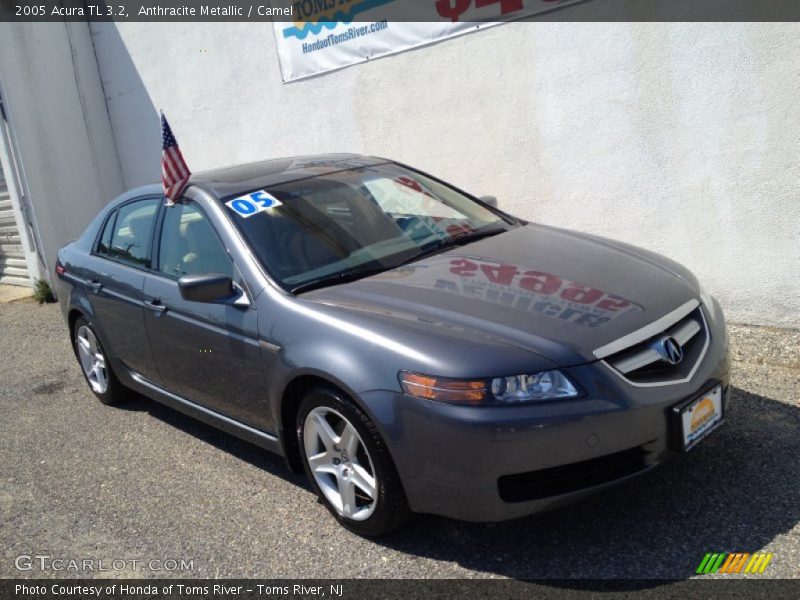 Anthracite Metallic / Camel 2005 Acura TL 3.2