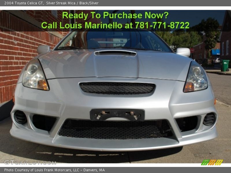 Silver Streak Mica / Black/Silver 2004 Toyota Celica GT