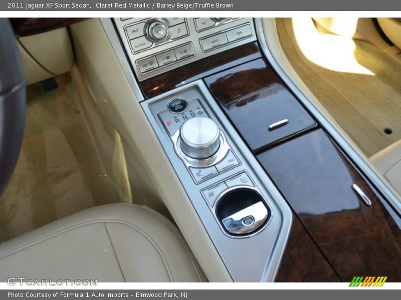 Claret Red Metallic / Barley Beige/Truffle Brown 2011 Jaguar XF Sport Sedan