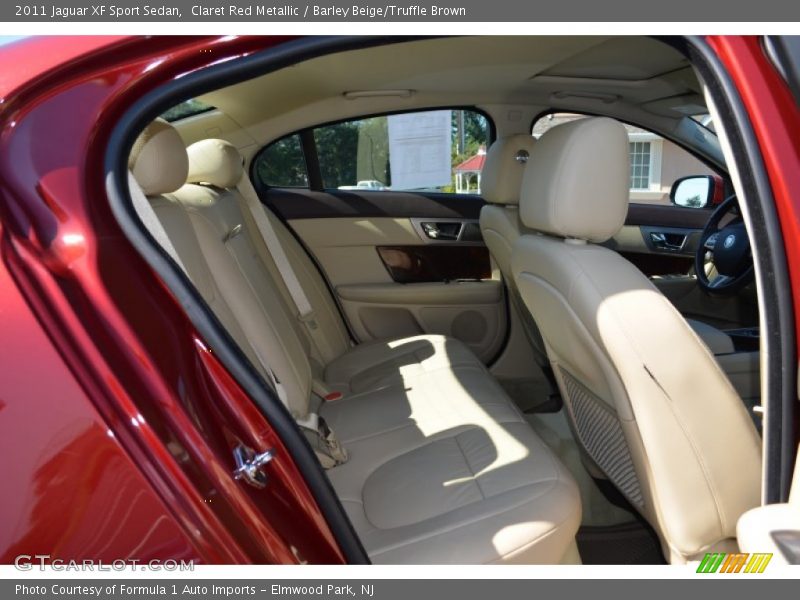 Claret Red Metallic / Barley Beige/Truffle Brown 2011 Jaguar XF Sport Sedan