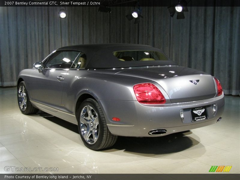 Silver Tempest / Ochre 2007 Bentley Continental GTC