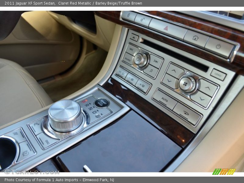 Claret Red Metallic / Barley Beige/Truffle Brown 2011 Jaguar XF Sport Sedan