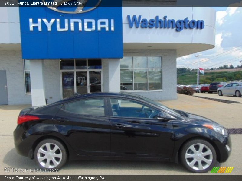 Black / Gray 2011 Hyundai Elantra Limited
