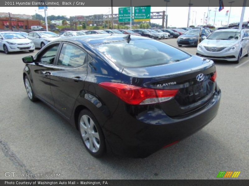 Black / Gray 2011 Hyundai Elantra Limited