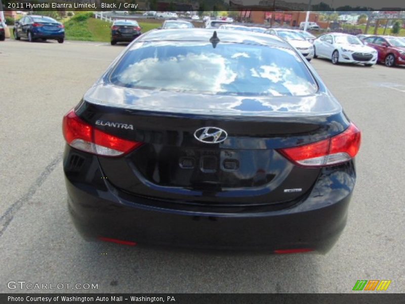 Black / Gray 2011 Hyundai Elantra Limited