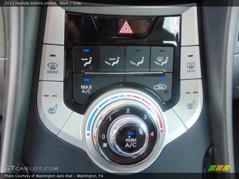Black / Gray 2011 Hyundai Elantra Limited