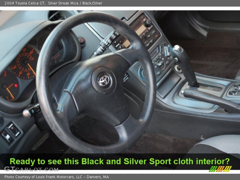 Silver Streak Mica / Black/Silver 2004 Toyota Celica GT