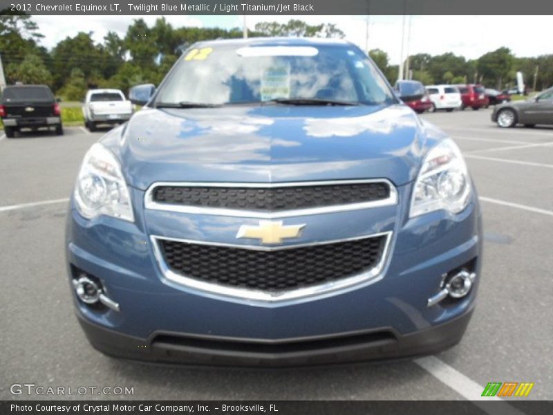 Twilight Blue Metallic / Light Titanium/Jet Black 2012 Chevrolet Equinox LT