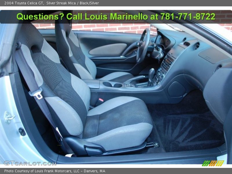 Silver Streak Mica / Black/Silver 2004 Toyota Celica GT