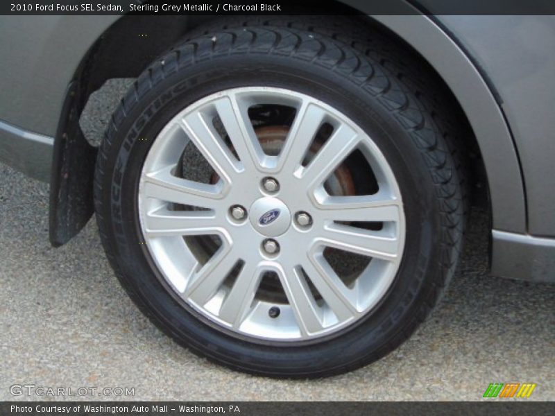 Sterling Grey Metallic / Charcoal Black 2010 Ford Focus SEL Sedan