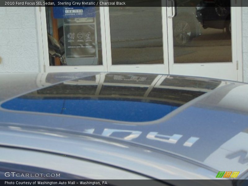 Sterling Grey Metallic / Charcoal Black 2010 Ford Focus SEL Sedan