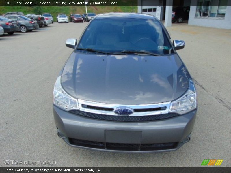 Sterling Grey Metallic / Charcoal Black 2010 Ford Focus SEL Sedan