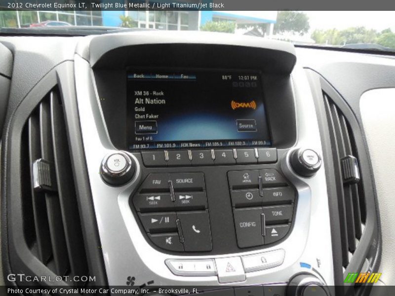Twilight Blue Metallic / Light Titanium/Jet Black 2012 Chevrolet Equinox LT