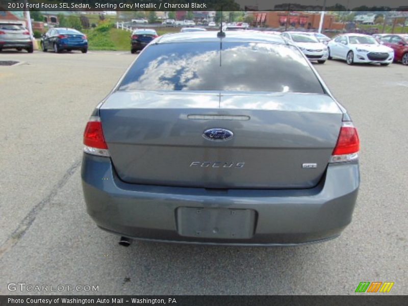 Sterling Grey Metallic / Charcoal Black 2010 Ford Focus SEL Sedan