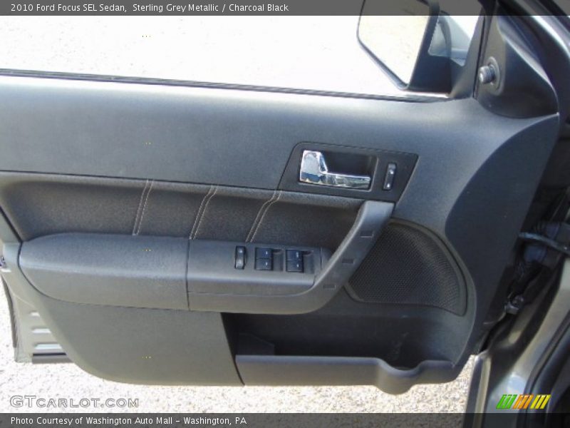 Sterling Grey Metallic / Charcoal Black 2010 Ford Focus SEL Sedan