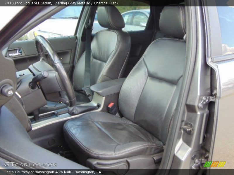 Sterling Grey Metallic / Charcoal Black 2010 Ford Focus SEL Sedan