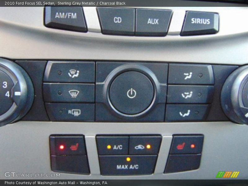 Sterling Grey Metallic / Charcoal Black 2010 Ford Focus SEL Sedan