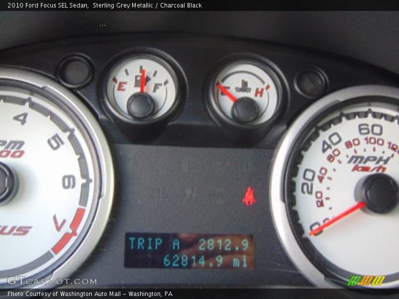 Sterling Grey Metallic / Charcoal Black 2010 Ford Focus SEL Sedan