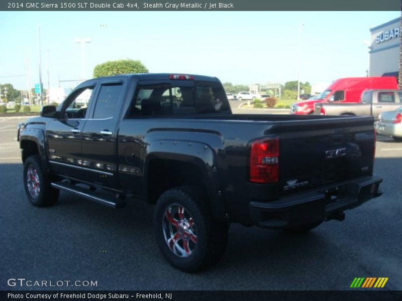 Stealth Gray Metallic / Jet Black 2014 GMC Sierra 1500 SLT Double Cab 4x4