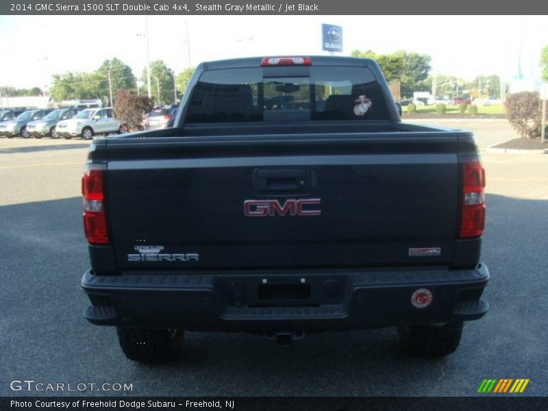 Stealth Gray Metallic / Jet Black 2014 GMC Sierra 1500 SLT Double Cab 4x4