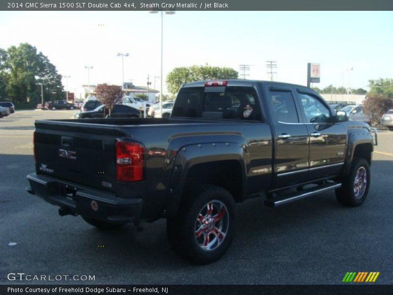 Stealth Gray Metallic / Jet Black 2014 GMC Sierra 1500 SLT Double Cab 4x4